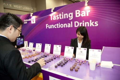 FNI vitafoods tasting bar